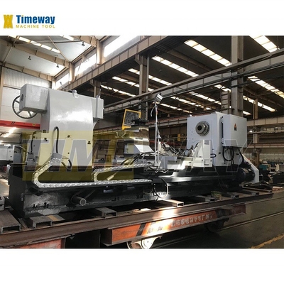 Halbautomatische Schwerlastdrehmaschine für große Gusselemente Zeitweggewicht 21000 KG