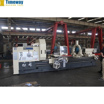 Bearbeitung mit AL-1000B Schwerlast-horizontale Drehmaschine Max. Länge des Werkstücks 12000mm
