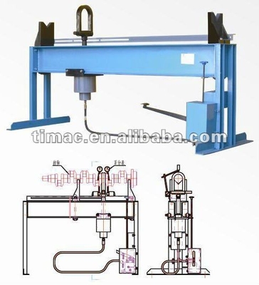 45 mm Zug- und Drückschlag-Kurbelwellen-Gleichmachine mit automatischem Betrieb