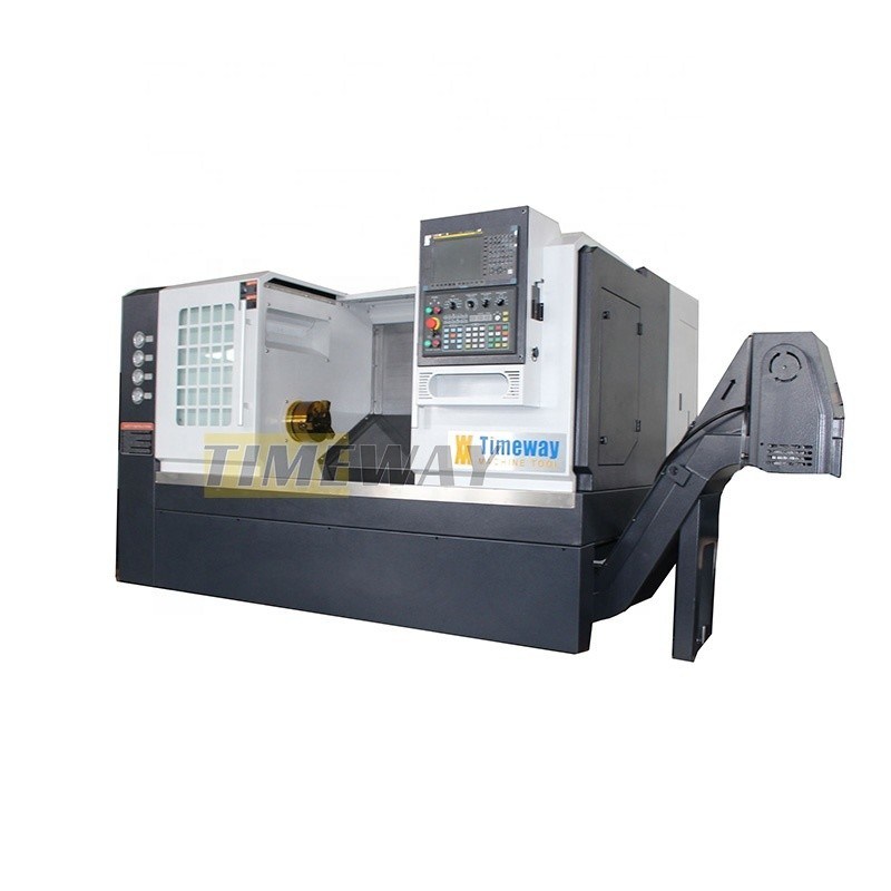 7.5 kw Hauptmotorleistung Hochpräzisions Schrägbett CNC Drehmaschine für die Industrie