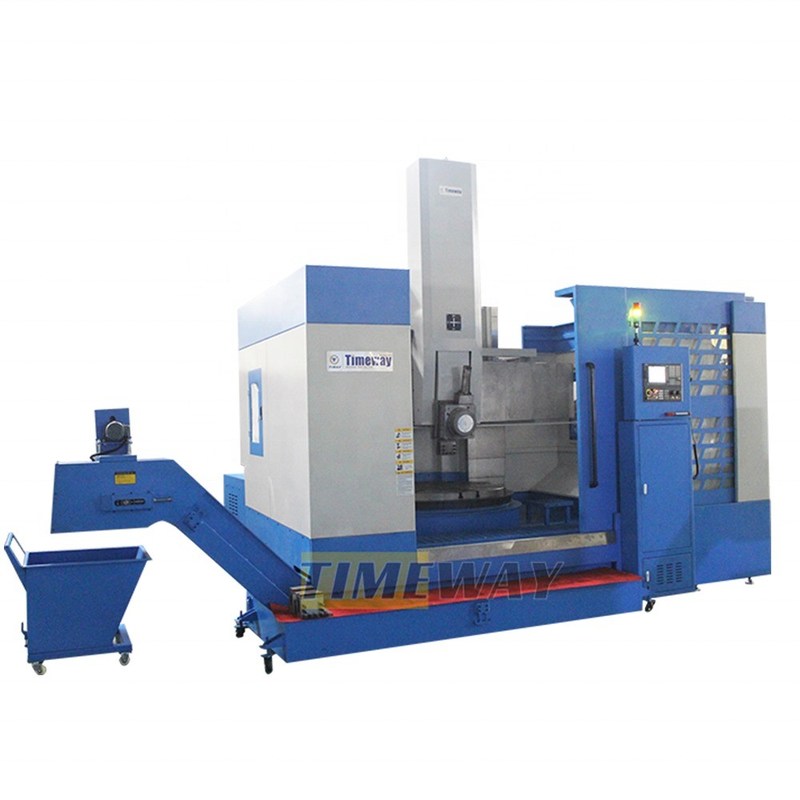 Leistungsstarke CNC-Vertikaldrehmaschine mit 60 kW Leistung und 800 mm Z-Achsenbewegung