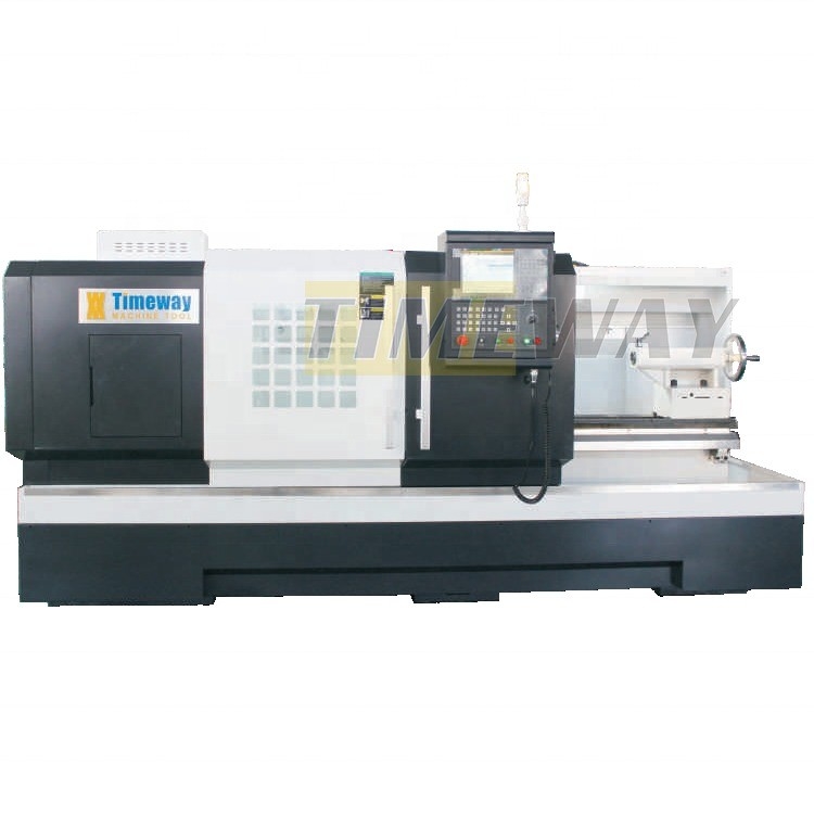 Präzision 82mm Spindelbohrung CNC Drehmaschine mit multifunktionalen Flachbett Typ