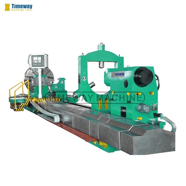 7000mm Max. Drehte Länge 40Ton Last CNC Schwerlast-horizontale Rollen Drehmaschine