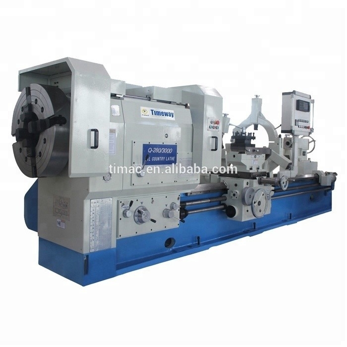 280 mm Spindelbohrung Ölland Drehmaschine Q-280 10000 KG Gewicht für industrielle Anwendungen