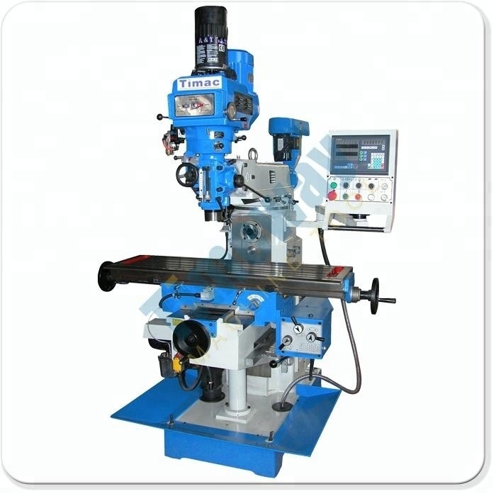 3 Achsen TIMEWAY H/V Mühlkopf Turm Fräsmaschine TM500 mit anpassbarer Spannung