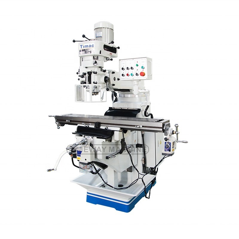 3.75kW Spindelmotor Leistung Vertikaler Turm Miller Drehkopf Fräsmaschine für Ihre