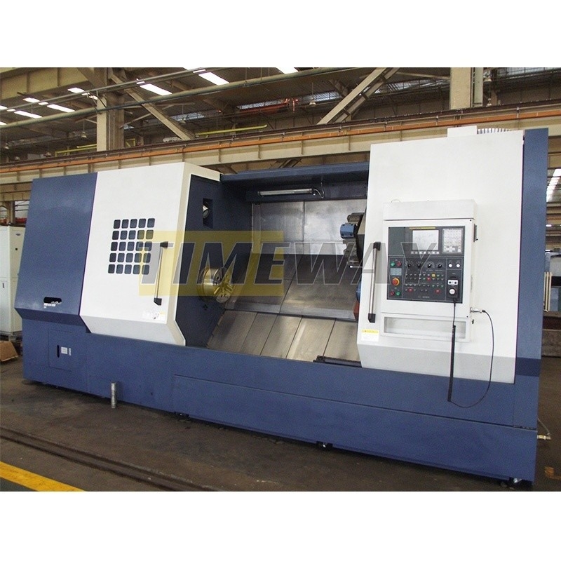 Max. Spindellgeschwindigkeit 2000 U/min 4-Achsen-horizontale CNC-Drehmaschine ideal für die Massenproduktion