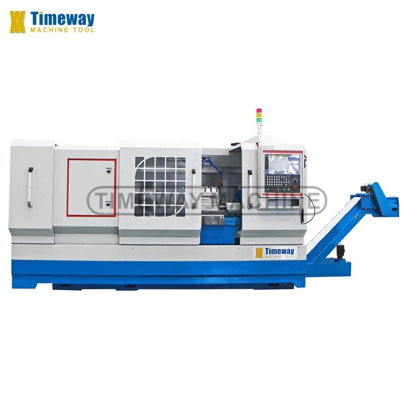 4-Station Werkzeug Post QK-300F CNC Öl Land Drehmaschine perfekt für Rohrdraht Drehen