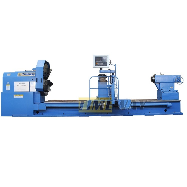 Schwere 2-Achsen-Giganten-CNC-Drehmaschine AK-2000/5000 mit FANUC-CNC-System