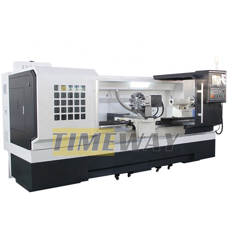 Hochpräzise horizontale Drehmaschine CK500 Flachbett CNC Drehmaschine für Metall