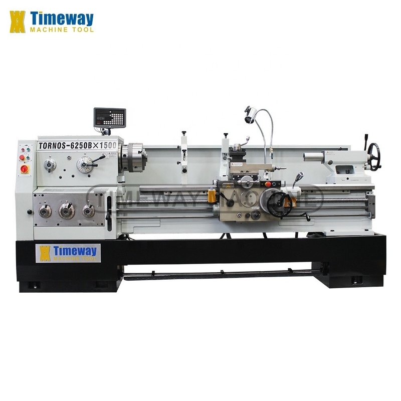 Horizontales Flachbett Drehmaschinenwerkzeug mit 500 mm Schwing und MT5 Tailstock Quill Taper