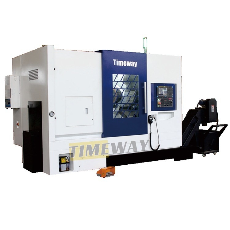 Slant Bed CNC Drehmaschine mit Max. Spindellgeschwindigkeit von 3500 R.p.m. und 450 mm Reise-Z-Achse