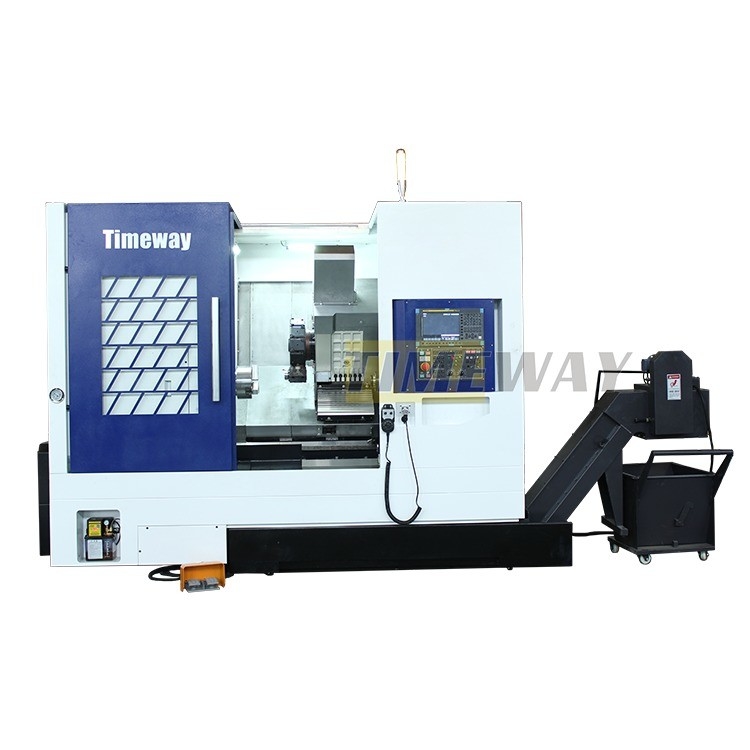 CNC-Drehmaschine mit FANUC-Steuerung und ISO40 Spindelton