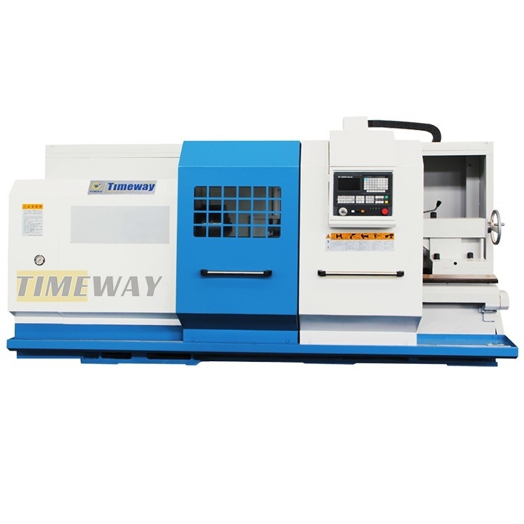 Präzisionsdrehmaschine für Flachbett-CNC-Drehmaschine mit FANUC-CNC-Steuerung und 570mm-Reisen