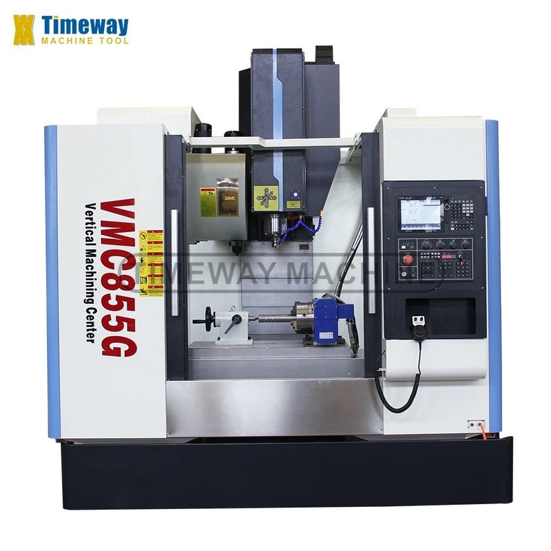 Vertikalfräsen Zentren CNC-Fräsmaschinenwerkzeug mit 500x1000mm Arbeitsstuhl Dimension