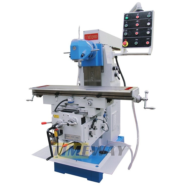 Universelle Kniefräsmaschine mit 300 mm Tischbewegung und manuellem Betrieb