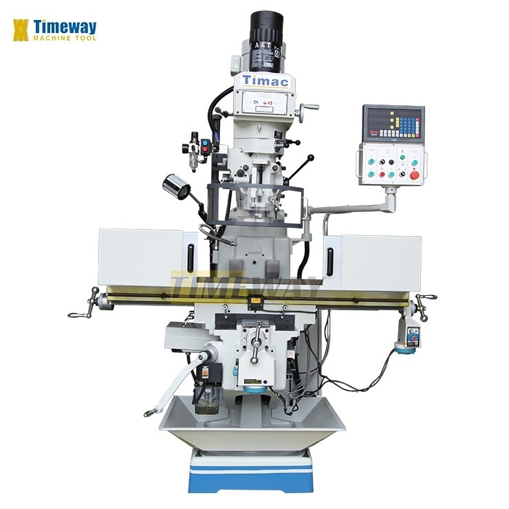 M300A Turmfräsmaschine mit 380 mm Tischbewegung Z und 127 mm Spindel Quill Bewegung