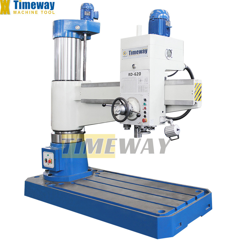 5.5kw Hauptmotor-Leistung Radialbohrmaschine RD-620 mit 63 mm Max. Bohrleistung